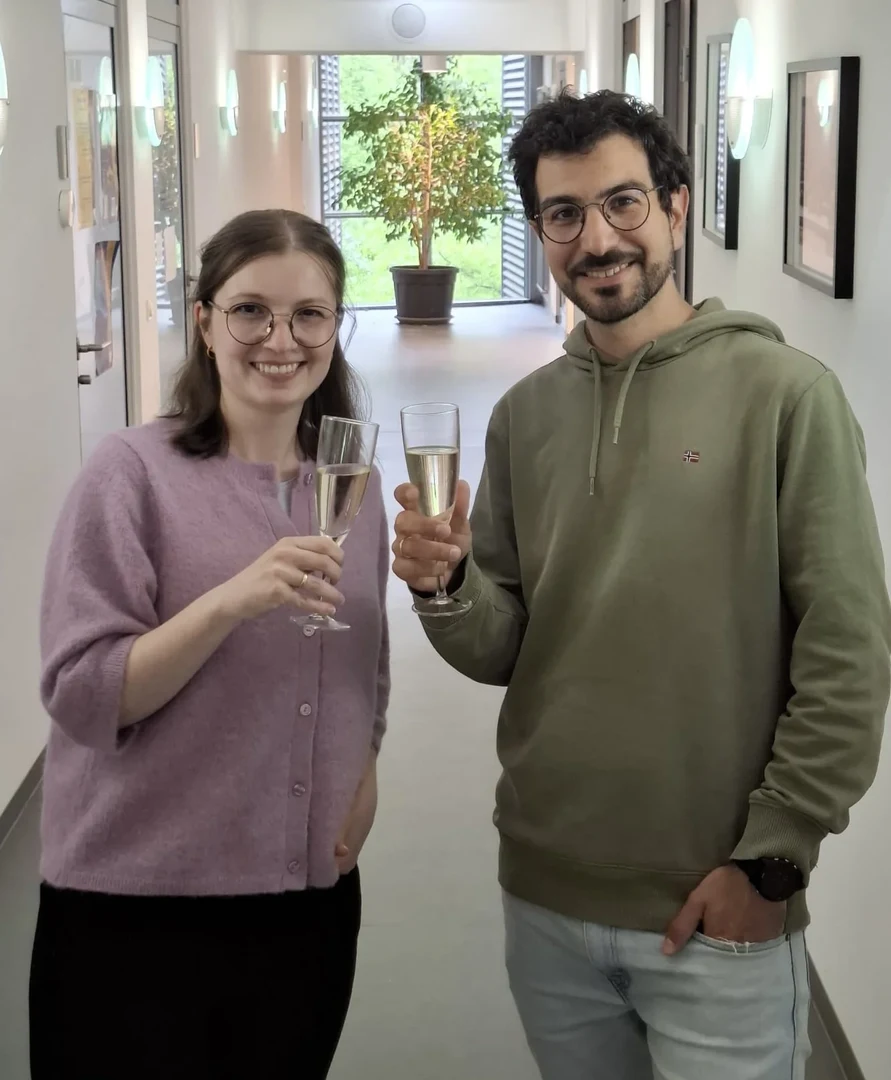 Stefanie Archut und Dr. Luigi Pinchetti