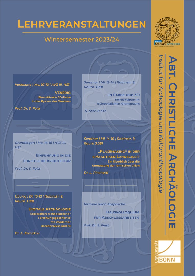 Lehrvanstaltungen Wintersemester 23\24