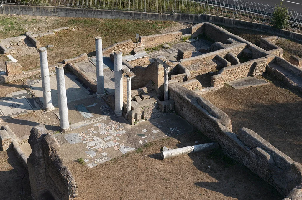 Synagoge Ostias, von Oben