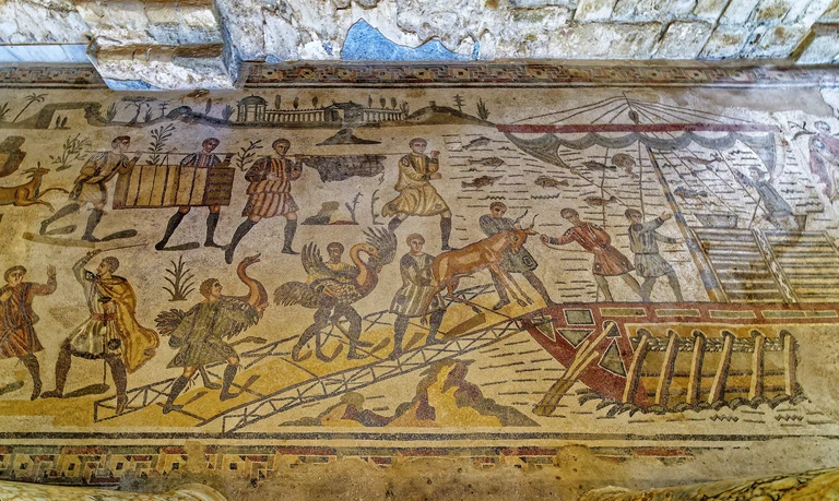 Mosaik der Villa in Piazza Armerina