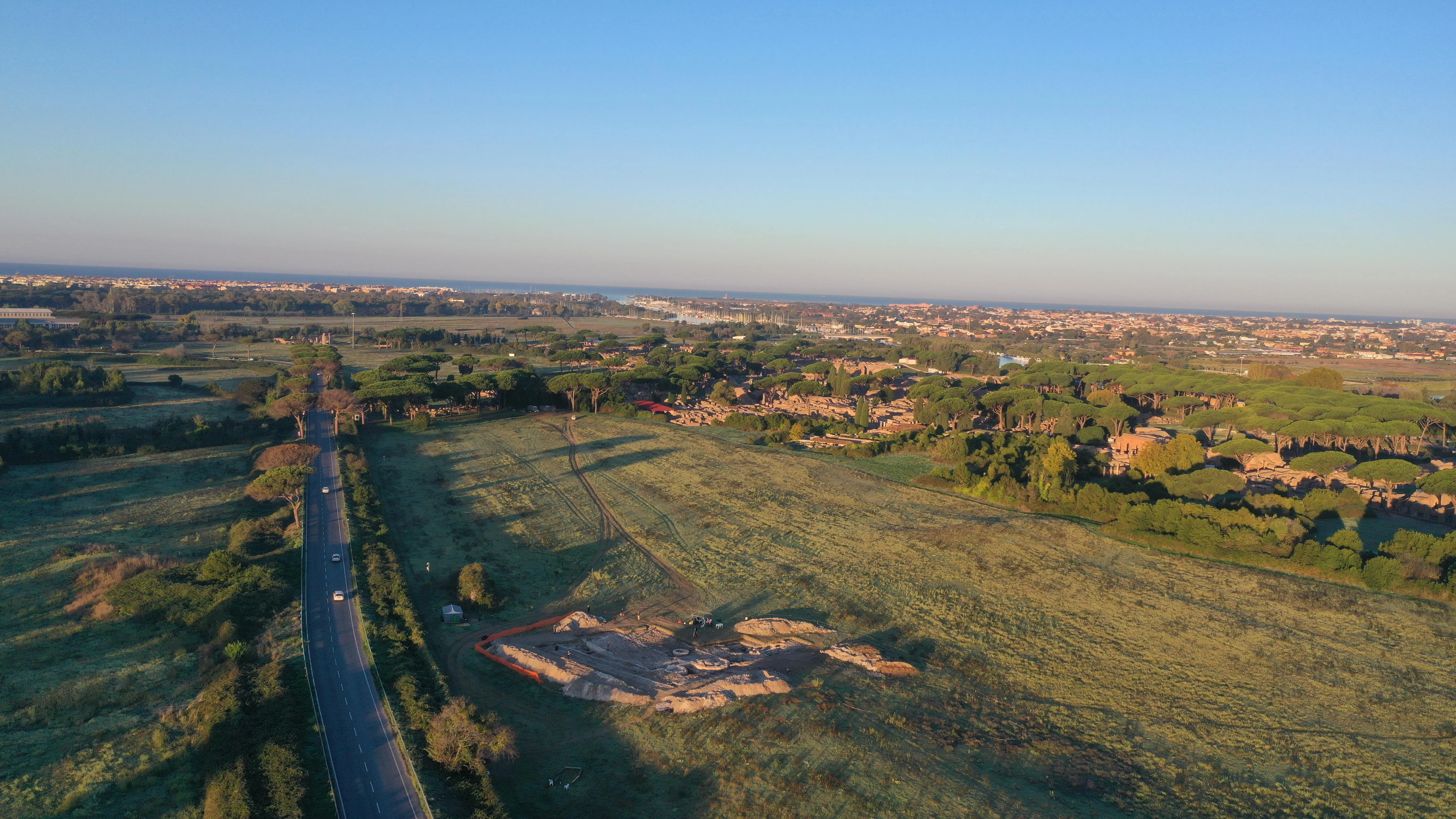 Panorama des Grabungsareals 2025