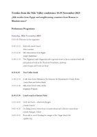 Aktuelles - Textiles from the Nile Valley, Conference