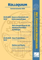 Kolloquiumstermine Sommersemester 25