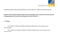 Formathinweise