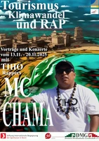 Poster Klimawandel, Tourismus und Rap an der Riviera Maya, Mexiko