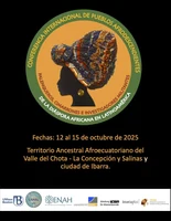 Flyer Conferencia Internacional de Pueblos Afrodescendientes