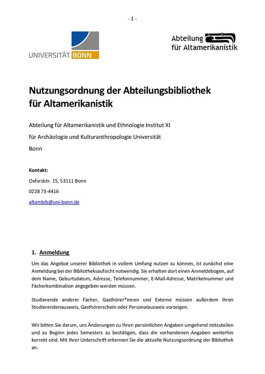 Nutzungsordnung der Abteilungsbibliothek für Altamerikanistik_11.2024.pdf