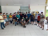 Investigadores comunales de Bolivia participan de la reunión del pueblo Waiwai en Manaos.