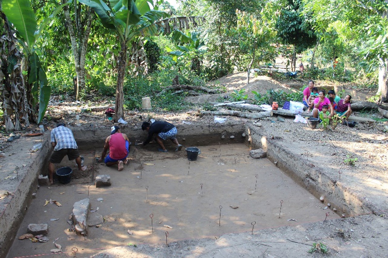 Trabajos de excavación en San Miguel del Bala