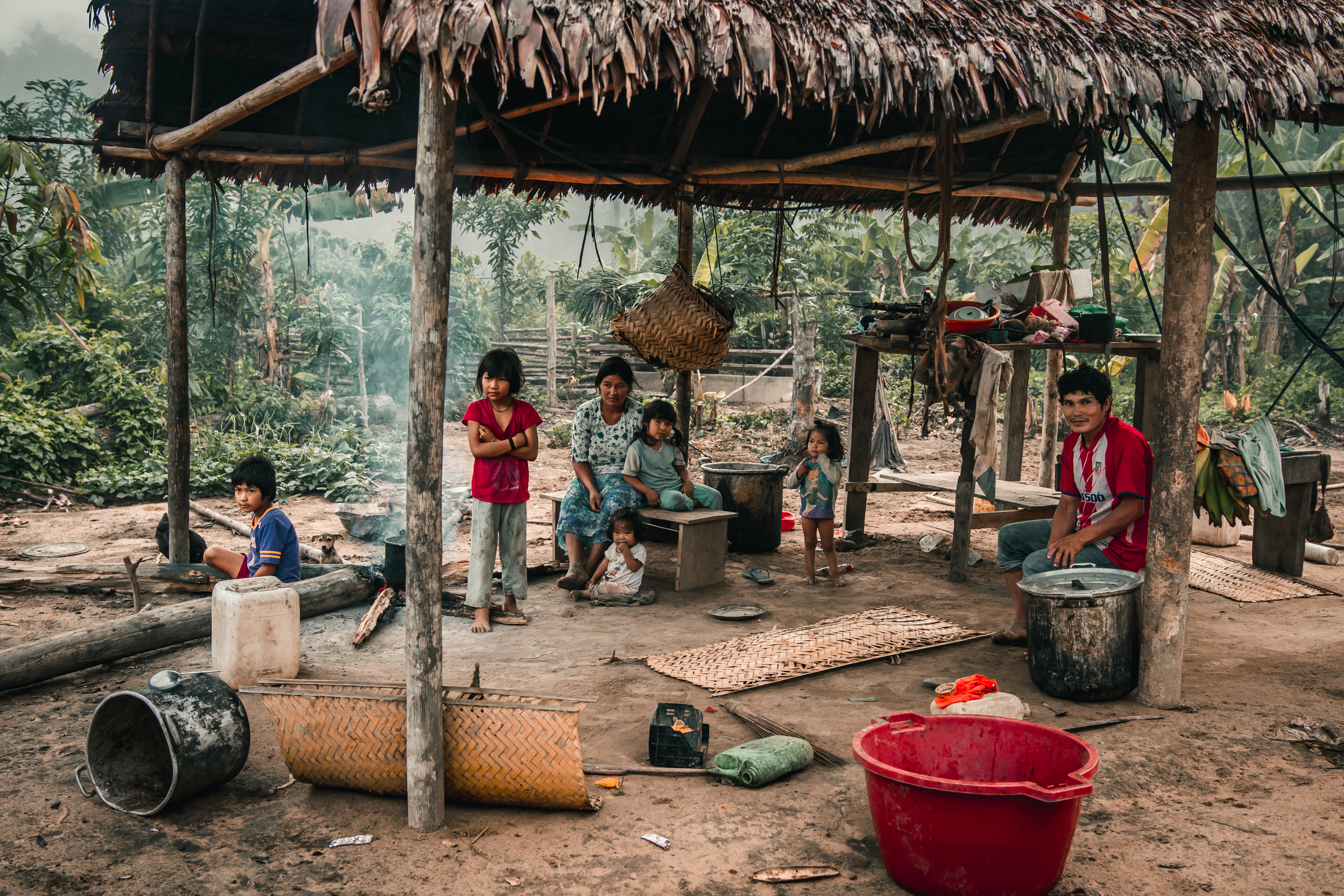 Vivienda familiar Tsimane'