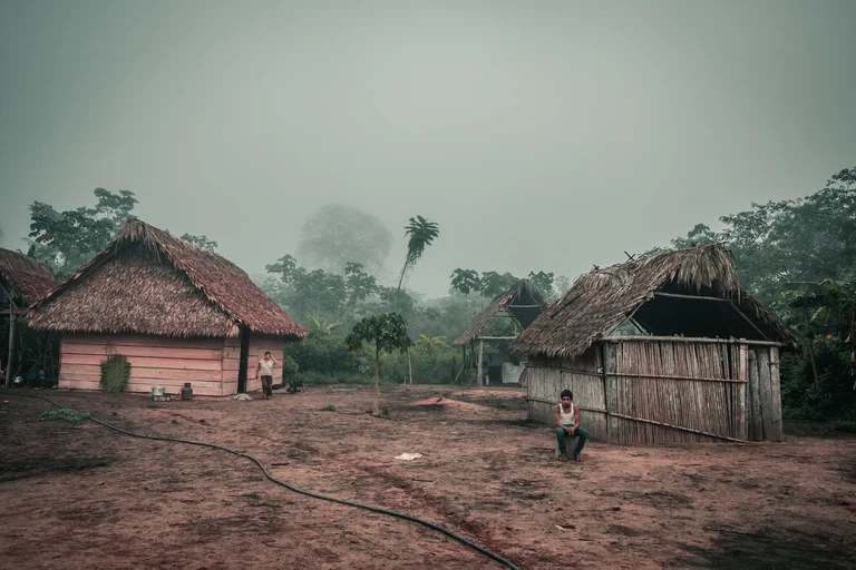 Tormenta en la comunidad de San Bernardo del Consejo Regional Tsimane' Moseten 