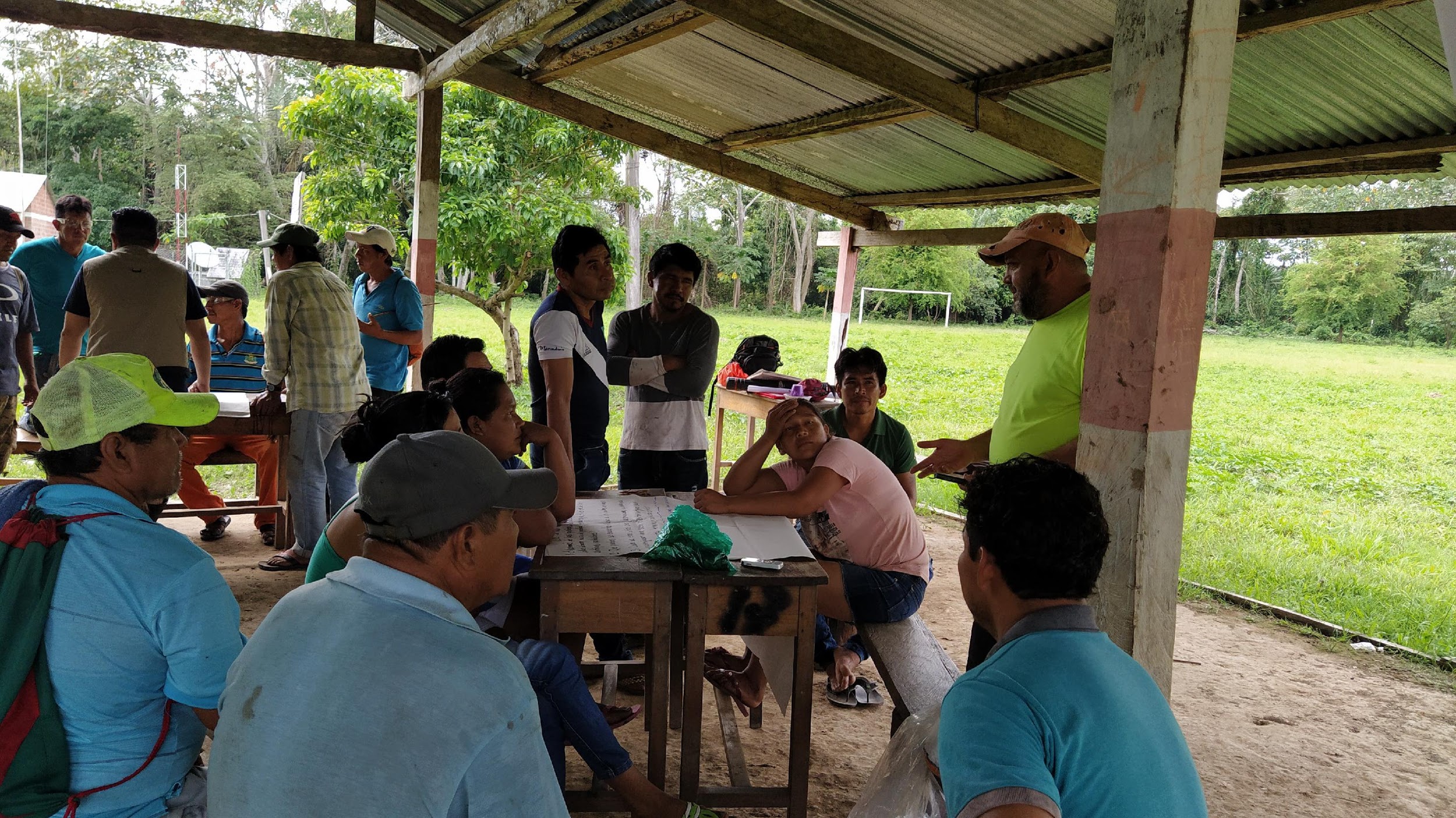 Asamblea con el pueblo indigena Tacana
