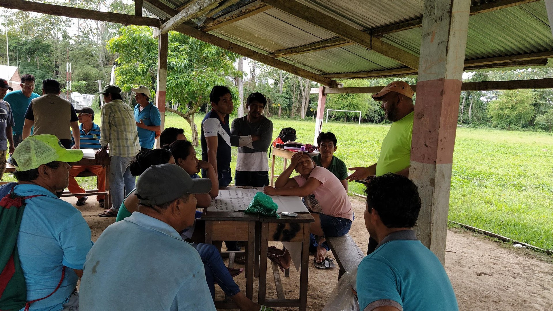 Asamblea con el pueblo indigena Tacana