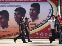 Ehrung der yukatekischen Widerstandskämpfer, 2010, Valladolid, Yucatán, México