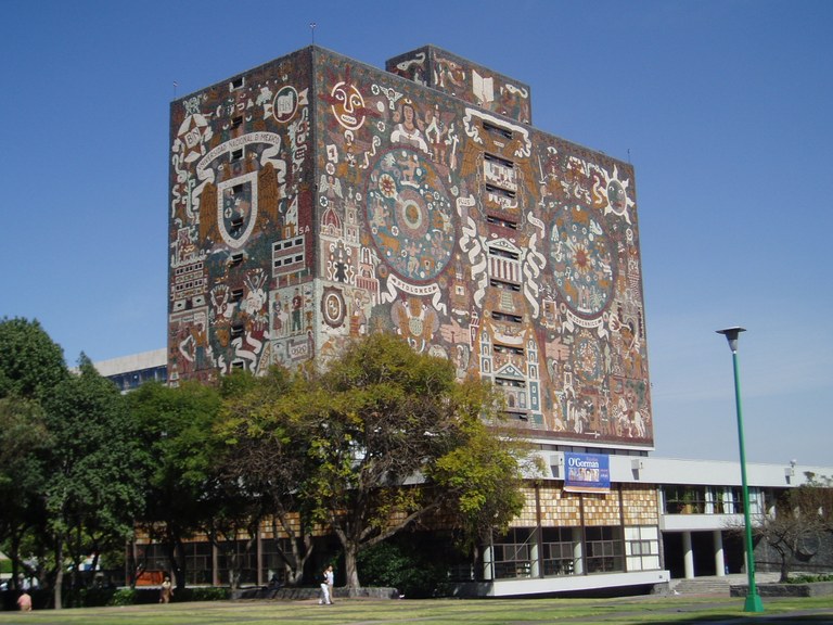 The Library Building, Mexico City University The Library Building, Mexico City University