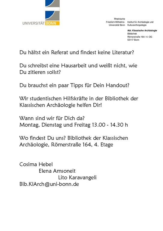 Flyer Beratung