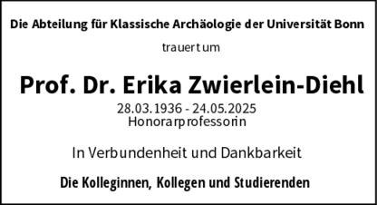 Traueranzeige Zwierlein-Diehl