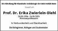 Traueranzeige Zwierlein-Diehl
