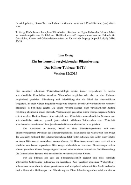 Kölner Tableau 2015