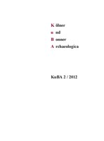 Inhaltsverzeichnis KuBA 2012