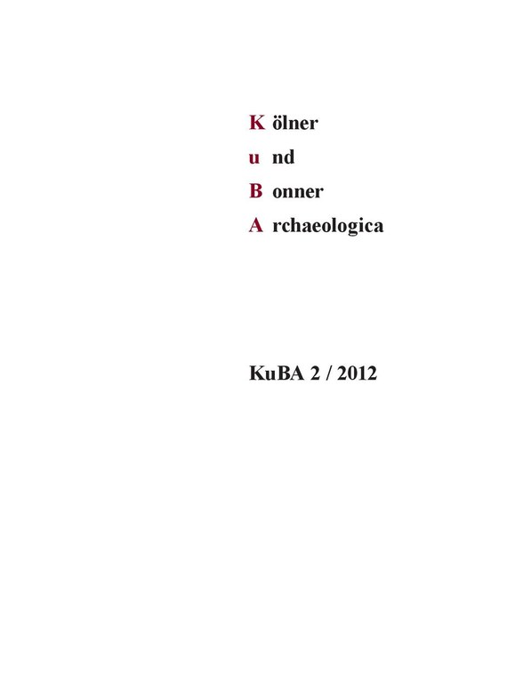 Inhaltsverzeichnis KuBA 2012