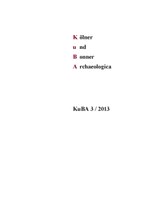 Inhaltsverzeichnis KuBA 2013