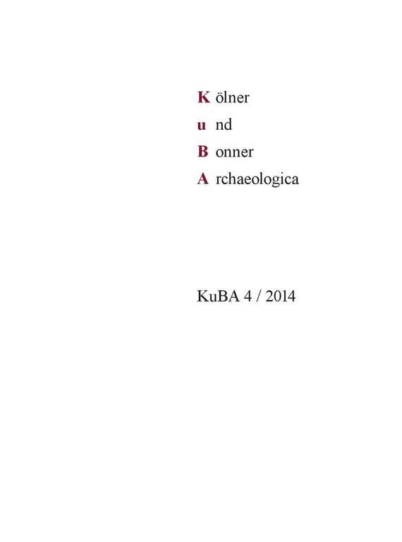 Inhaltsverzeichnis KuBA 2014