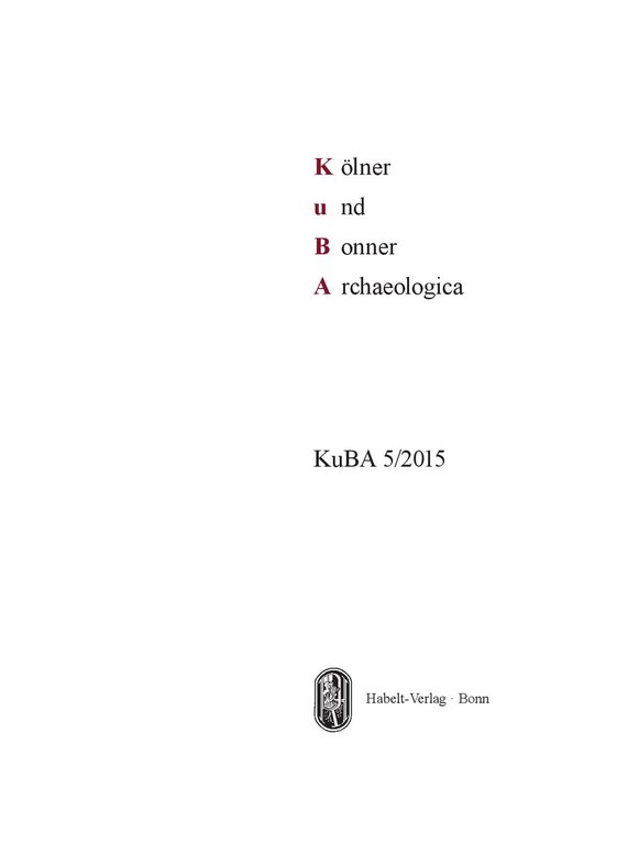 Inhaltsverzeichnis KuBA 2015