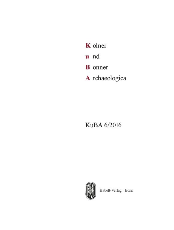Inhaltsverzeichnis KuBA 2016