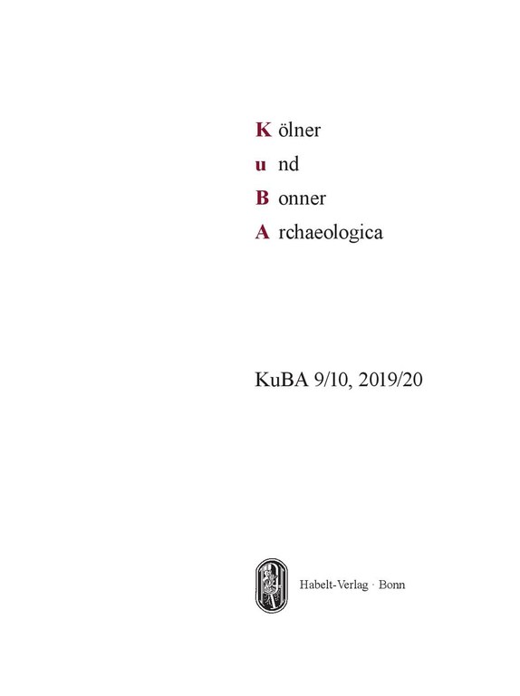 Inhaltsverzeichnis KuBA 2019/2020