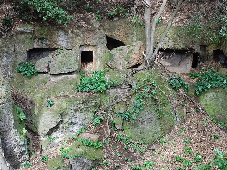 Cerveteri Ansicht Gräberstraße