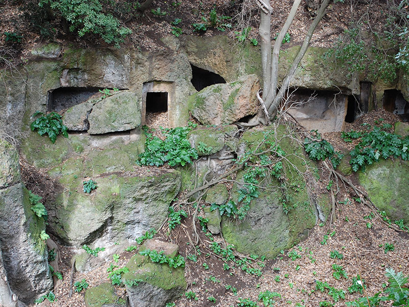 Cerveteri Ansicht Gräberstraße