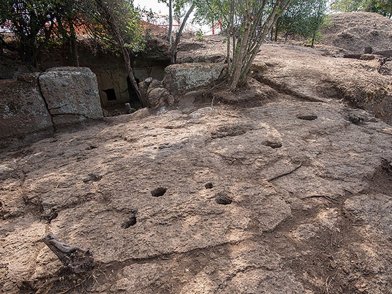 Cerveteri Ansicht Terrasse
