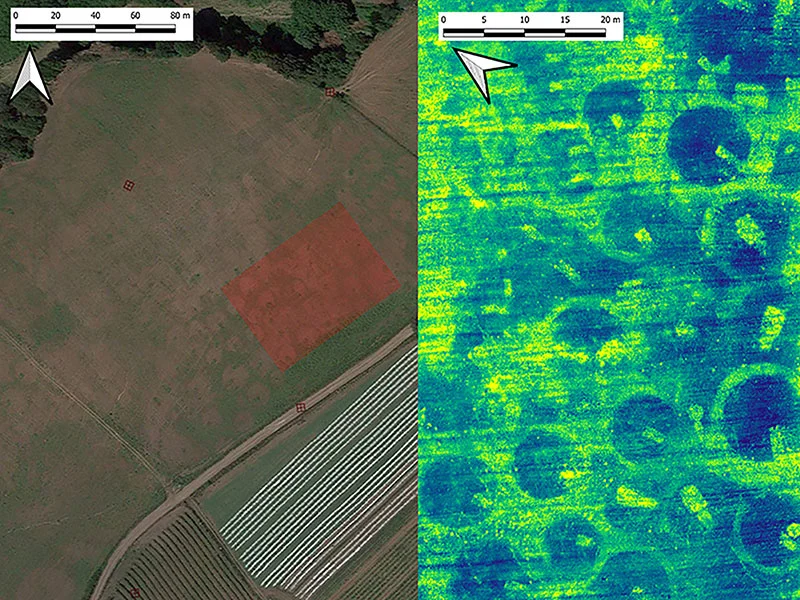 Cerveteri Befliegung Ergebnisse