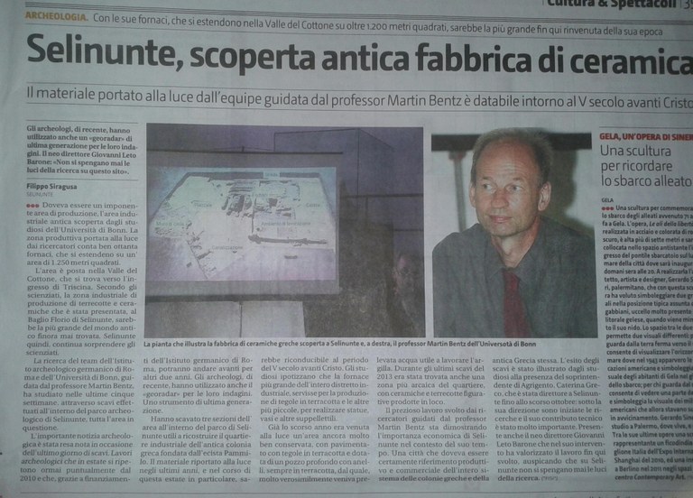 Selinunt Giornale di Sicilia 2014.pdf Selinunt Giornale di Sicilia 2014.pdf