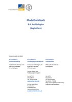 Modulhandbuch & Studienverlaufsplan (Begleitfach)