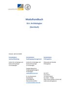 Modulhandbuch & Studienverlaufsplan (Kernfach)