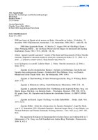 Tauschliste Ägyptologie 2021