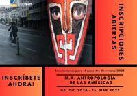 Inscripciones abiertas Antropología de las Américas 2025