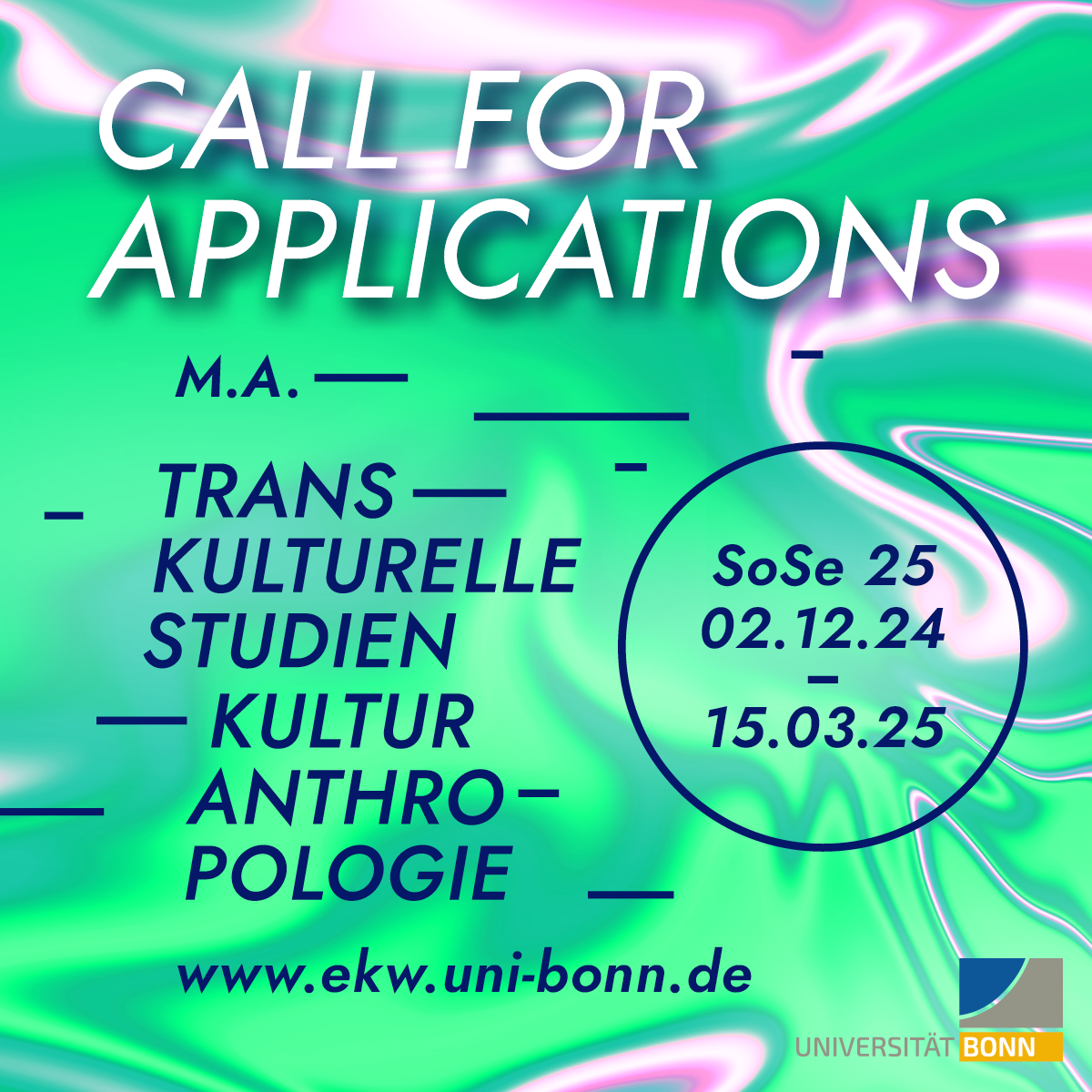 Call for Application Transkulturelle Studien SoSe 25