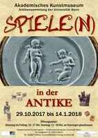 Spielen in der Antike Ausstellungsplakat
