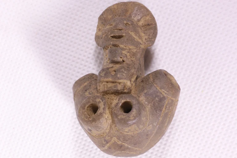 Anthropomorphe Keramikflöte (Tairona)_EW52.JPG