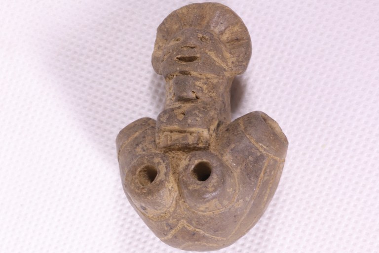 Anthropomorphe Keramikflöte (Tairona)_EW52.JPG