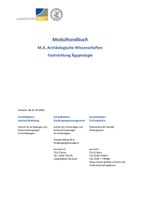 M.A. Archäologische Wissenschaften, Fachrichtung Ägyptologie_SoSe2022.pdf