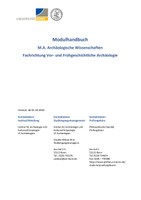 M.A. Archäologische Wissenschaften, Fachrichtung Vor und Frühgeschichtliche Archäologie_SoSe2022.pdf
