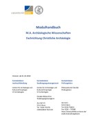 M.A. Archaologische Wissenschaften, Fachrichtung Christliche Archaologie_SoSe2022.pdf