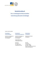 M.A. Archaologische Wissenschaften, Fachrichtung Klassische Archaologie_SoSe2022.pdf